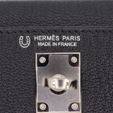 Hermès Kelly II Sellier Mini HSS Black Chèvre Leather Palladium Hardware