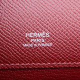 Hermès Kelly Cut Rouge H Epsom Leather Palladium Hardware