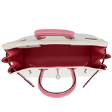 Hermès 25cm Birkin HSS White/Bubblegum Epsom Leather Pallladium Hardware