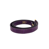 Hermès 28cm Kelly Retourne Amethyst Matte Alligator Gold Hardware