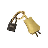 Herm�s 25cm Kelly Sellier Jaune Poussin Epsom Leather Palladium Hardware