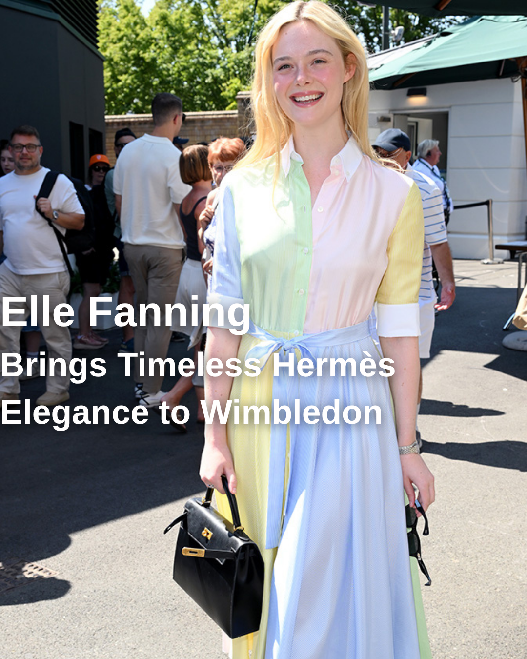 Privé Porter's Guide To: Elle Fanning Brings Timeless Hermès Elegance to Wimbledon