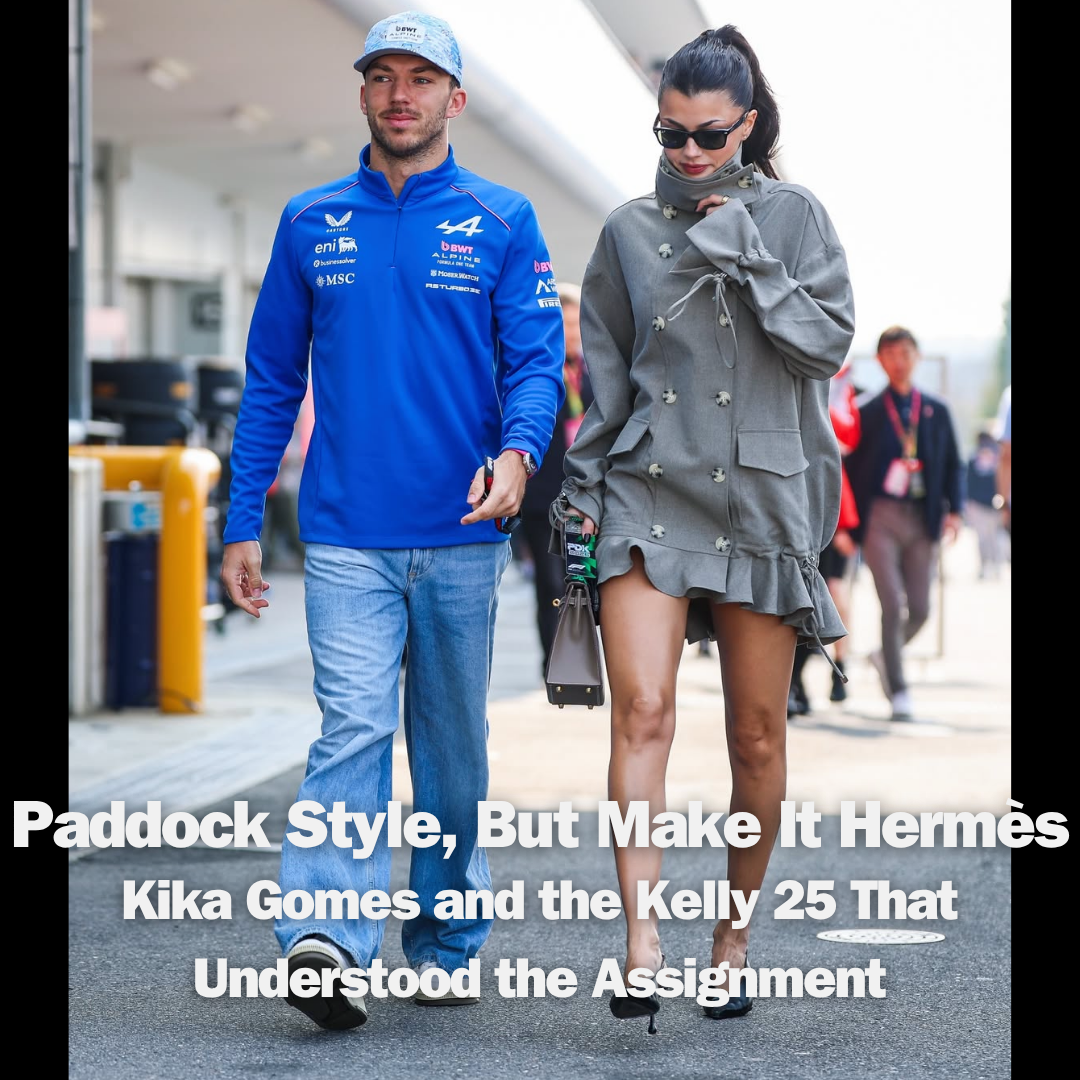 Privé Porter’s Guide To: Paddock Style, But Make It Hermès—Kika Gomes and the Kelly 25 That Understood the Assignment