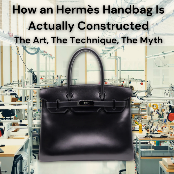 Privé Porter’s Guide To: How an Hermès Handbag Is Actually Constructed — The Art, The Technique, The Myth