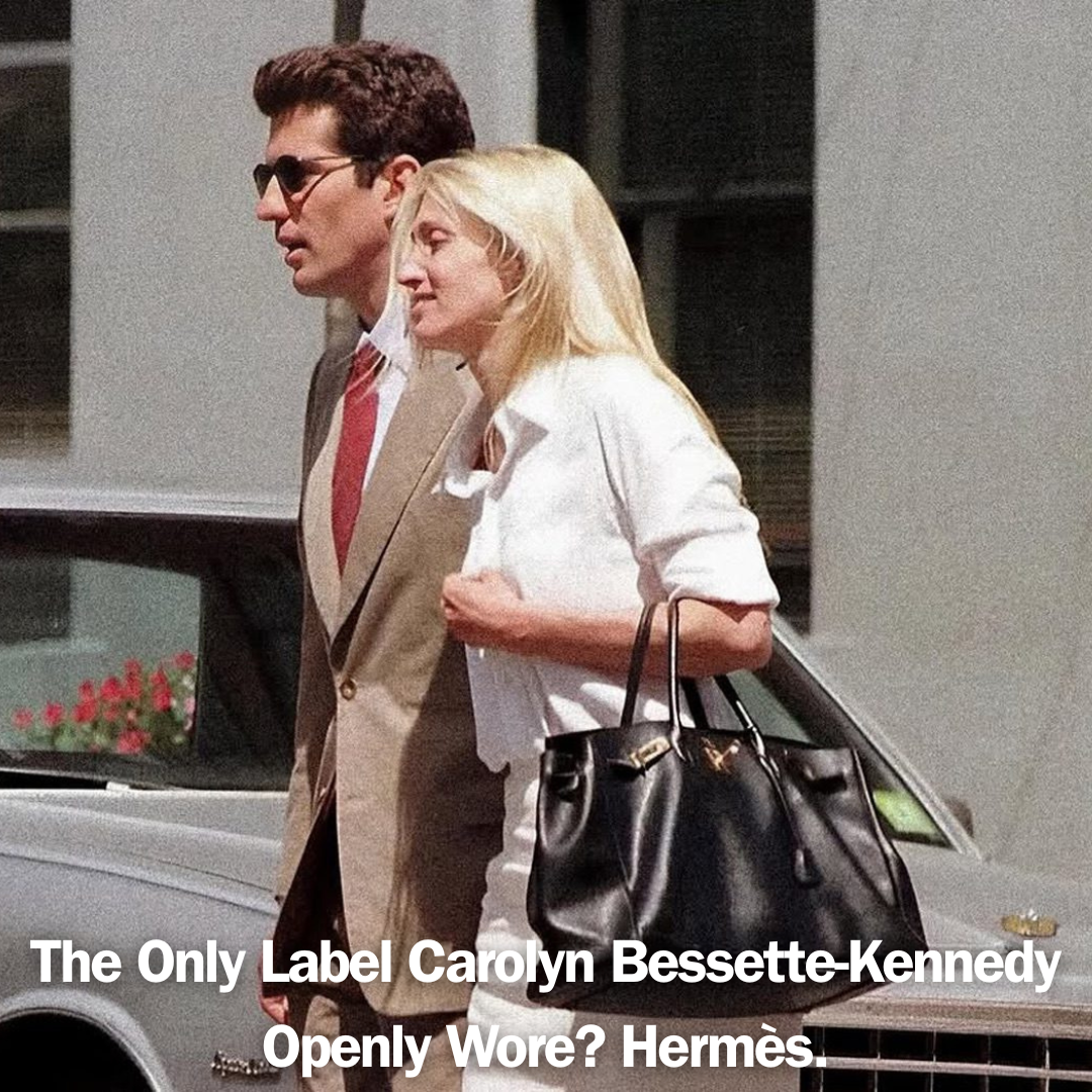 Privé Porter’s Guide To: The Only Label Carolyn Bessette-Kennedy Openly Wore? Hermès.