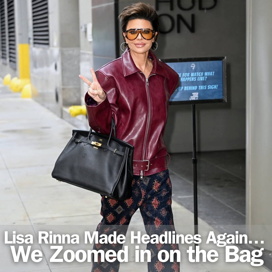 Privé Porter’s Guide To: Lisa Rinna Made Headlines Again…  We Zoomed in on the Bag