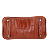 Hermès 25cm Birkin Fauve Matte Niloticus Crocodile Palladium Hardware
