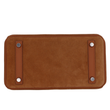 Hermès 25cm Birkin Grizzly Gold Suede/Swift Leather Palladium Hardware