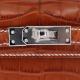 Hermès Kelly II Sellier Mini Barenia Matte Alligator Palladium Hardware