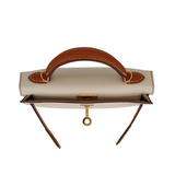 Hermès Kelly II Sellier Mini HSS Craie/Gold Epsom Leather Permabrass Hardware