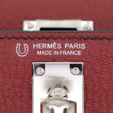 Hermès Kelly II Sellier Mini HSS Rouge H Chèvre Leather Palladium Hardware