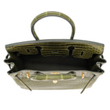 Hermès 30cm Birkin Canopee Matte Niloticus Crocodile Gold Hardware