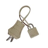 Hermès 25cm Birkin Beton Matte Alligator Palladium Hardware