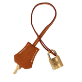 Hermès 40cm Birkin Natural Vache Leather/Denim Gold Hardware