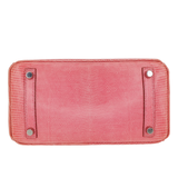 Hermès 25cm Birkin Bubblegum Shiny Lizard Palladium Hardware