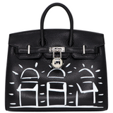 Hermès 20cm Birkin Sellier Disco Chèvre Leather Palladium Hardware