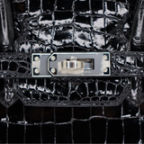 Hermès 25cm Birkin Black Shiny Porosus Crocodile Palladium Hardware