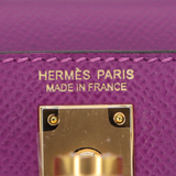 Hermès Kelly II Sellier Mini Anemone Epsom Leather Gold Hardware