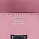 Hermès 25cm Birkin Mauve Sylvestre Swift Leather Palladium Hardware