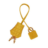 Hermès 30cm Birkin Ambre Matte Alligator Gold Hardware