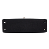 Hermès Kelly II Sellier Mini HSS Black Chèvre Leather Palladium Hardware