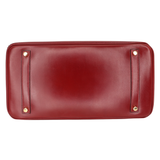 Hermès 35cm Birkin Rouge H Box Calf Leather Gold Hardware