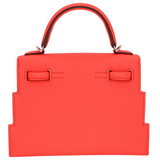 Hermès Kelly Doll Picto Rose Mexico Epsom Leather Palladium Hardware