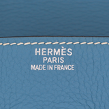 Hermès 42cm Birkin Shoulder JPG Bleu Jean Clemence Leather Palladium Hardware