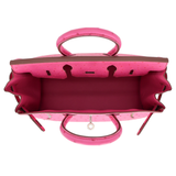 Hermès 25cm Birkin Fuchsia Ostrich Palladium Hardware