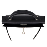 Hermès Kelly II Sellier Mini HSS Black Chèvre Leather Palladium Hardware