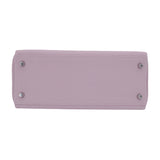 Herm√®s 28cm Kelly Retourne Mauve Pale Clemence Leather Palladium Hardware